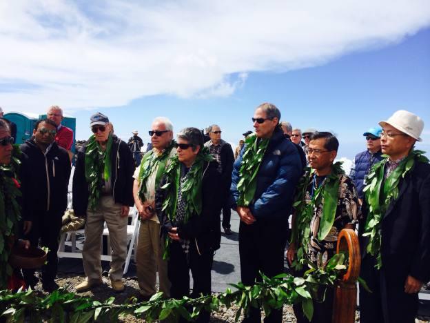 The financial backers had to stand there and listen to Hawaiians telling them they don't want their money for this desecration.