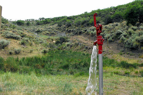 PR Springs, in the Book Cliffs of Utah, slated for tar sands strip mining. Photo copyright by Before It Starts, used with permission.